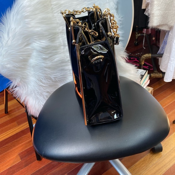 VINTAGE BLACK BEBE PURSE - Picture 2 of 5